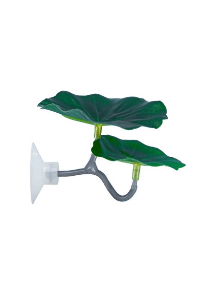 Choice21 2 ورقة بلاستيكية لراحة سمكة البيتا، أوراق لوتس صناعية/راحة أوراق صنا...