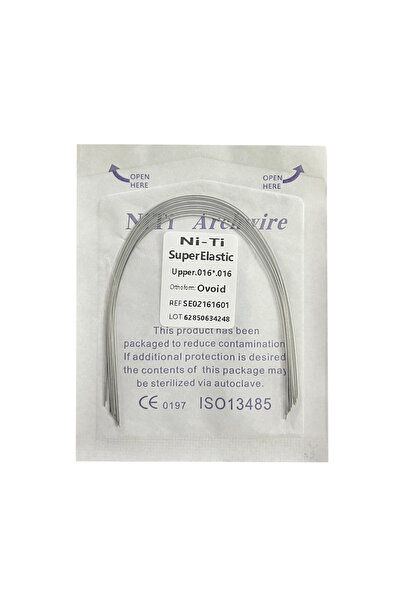 Choice15 أسلاك تقويم الأسنان العلوية AG Dental، مقاس 16x16، 10 قطع/عبوة، مصنو...