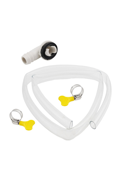 Choice خرطوم تصريف مكيف الهواء بطول 3 أقدام أو 3/6 أقدام، طقم تصريف النوافذ ا...