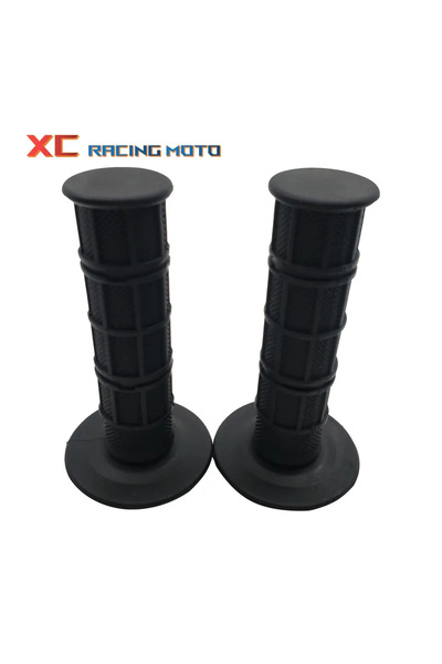 Choice7 مقابض دراجة نارية سوداء بـ 12 لونًا، مناسبة للدراجات الترابية والدراج...