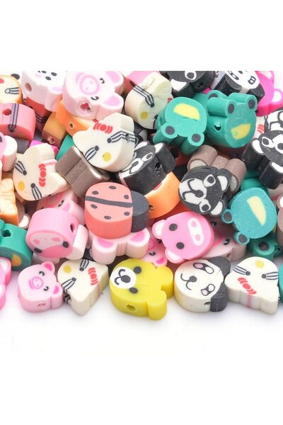 Choice3 H8725-23 30pcs 30pcs 10mm Heart Shape Beads Fruit Polymer Clay Beads ...