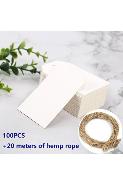 Choice1 C 100pcs Small Gift Price Tag/Kraft Paper Hang Tags Wedding/Birthday ...