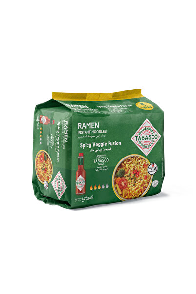 Tabasco Ramen Instant Noodles Fiery Veggie Fusion 75 g x 5 x 2 Pack