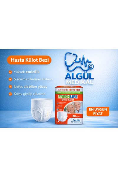 EMİCİ KÜLOT BEZİ MEDİUM 30LU