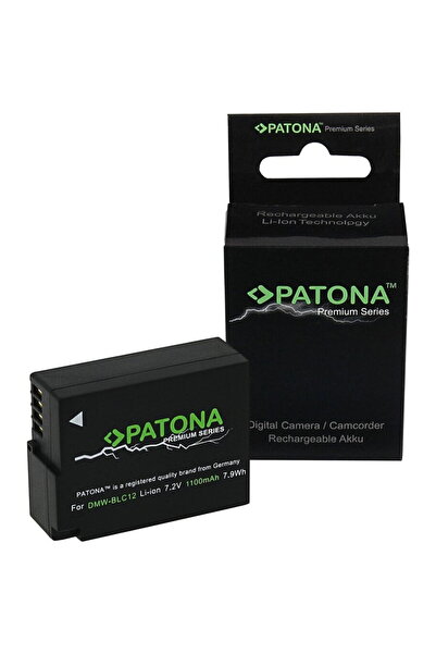 Patona Baterie premium pentru Panasonic DMW-BLC12 Lumix DMC FZ200 DMC G6 G5 GH2