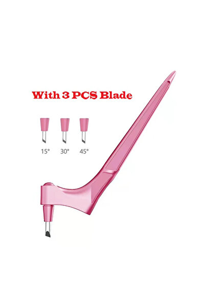 Choice10 pink set 1/2Sets 1pcs Cutting Pen Tools 360 Degree Rotating Blade 3 ...