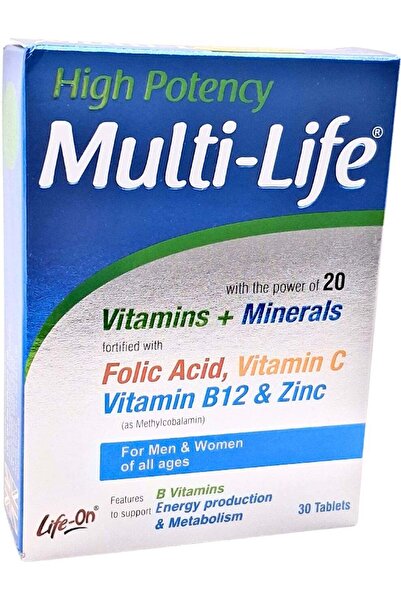 lifeon أقراص لايف أون مالتي لايف 30 قرصًا