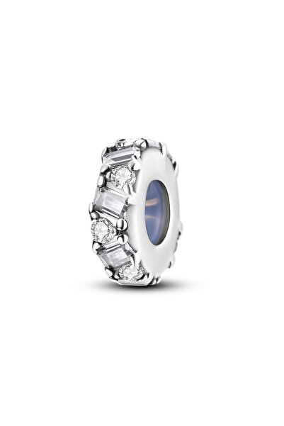 Choice12 KTC693 خرز فاصل سيليكون من الفضة الإسترليني عيار 925، مناسب لأساور 9...