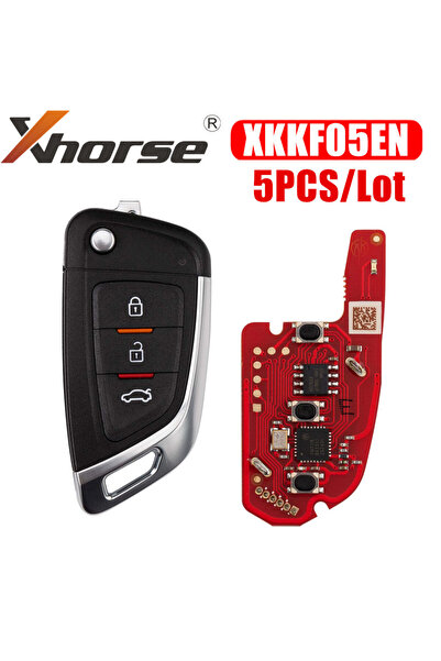 choice2 Xhorse ٥ قطع XKKF05EN مفتاح سلكي Xhorse XKB520EN XKB526EN XKLKS0EN XK...