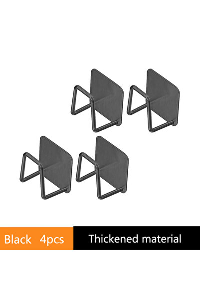 Choice6 Black 4pcs 2-8 PCS Space Saving Kitchen Organizer:No Drill Wall Mount...