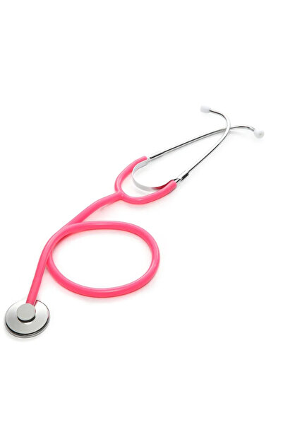 Choice1 سماعة طبية محمولة برأس مفرد وردي اللون، جهاز طبي احترافي لأمراض القلب.