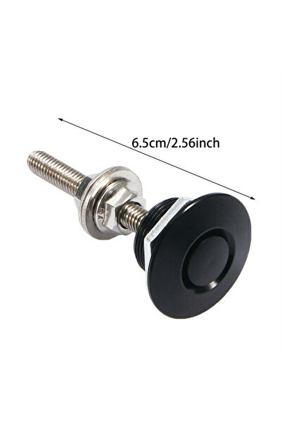 Choice Black 30mm Universal 22mm Car Push Button Bonnet Hood Pin Lk Clip Kit ...