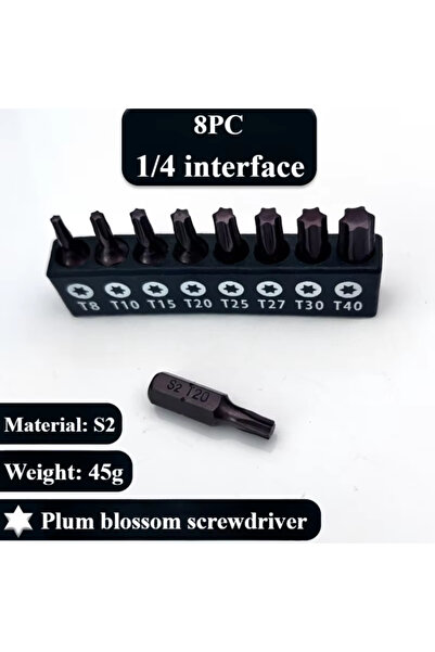 Choice9 NO10 Screwdriver Set with T-shape Cross and Straight Slot Hexagon and...