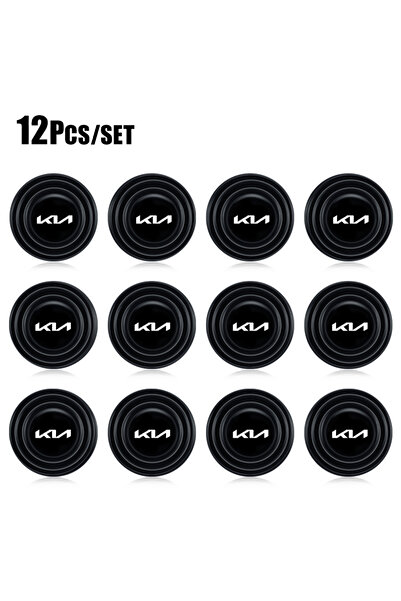 Choice3 12 قطعة من وسادات منع الاهتزاز والضوضاء لأبواب سيارات كيا، مناسبة لسي...