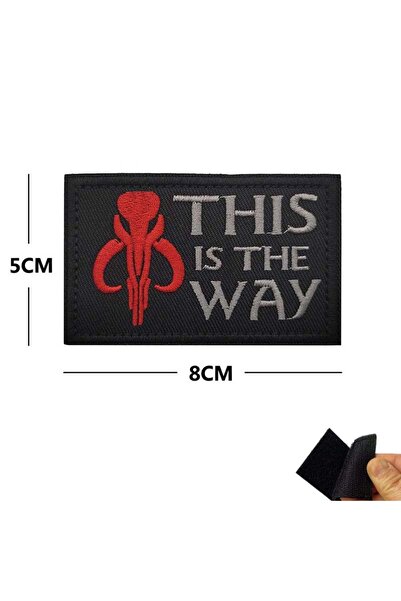 Choice3 04-Bounty Funny Badges This is The Way Art Patch Mandalorians Clothes...