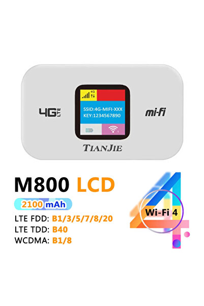 Choice3 M800 Wifi 4 TIANJIE 4G LTE Wifi Router USB Portable Modem With Hotspo...