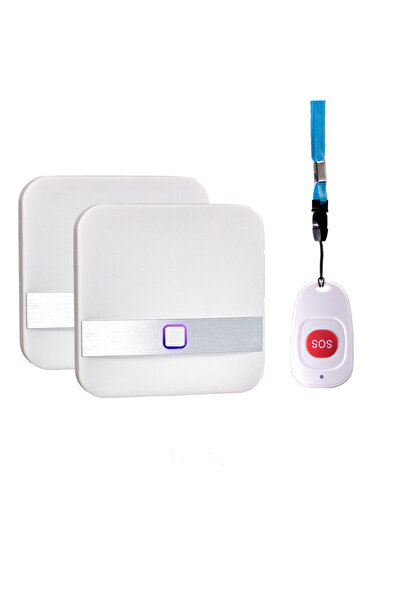 Choice4 EU 1 SOS 2 receivers Wireless Caregiver Pagers Call Bell for Elderly ...