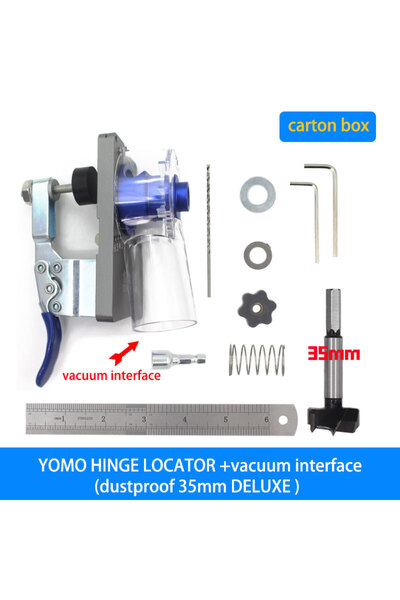 Choice6 طقم تثبيت مفصلات فاخر خالٍ من الغبار بقطر 35 مم - دليل تثبيت مخفي للم...