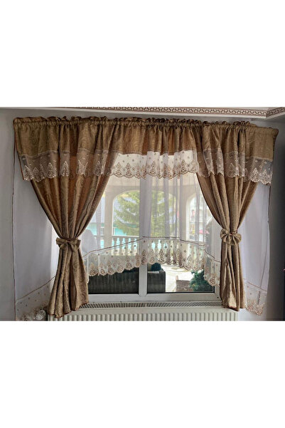 OEM Unique set of curtains + decorative drapes for living room bedroom, WIDTH...