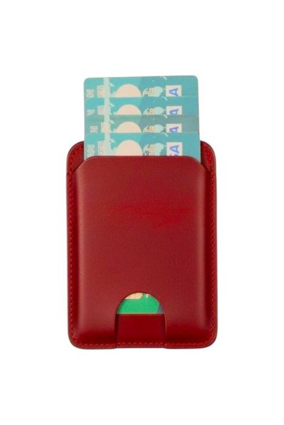 LİBE Thermo Leather Phone Back Card Holder with Magsafe Feature