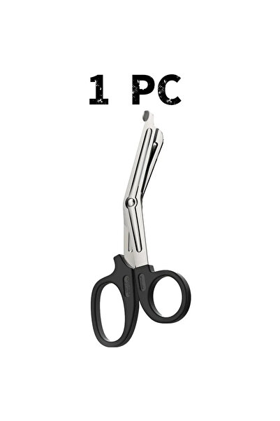 Choice1 مقص إنقاذ ونجاة بطول 15 سم ذو أسنان دقيقة، مناسب للإسعافات الأولية ال...