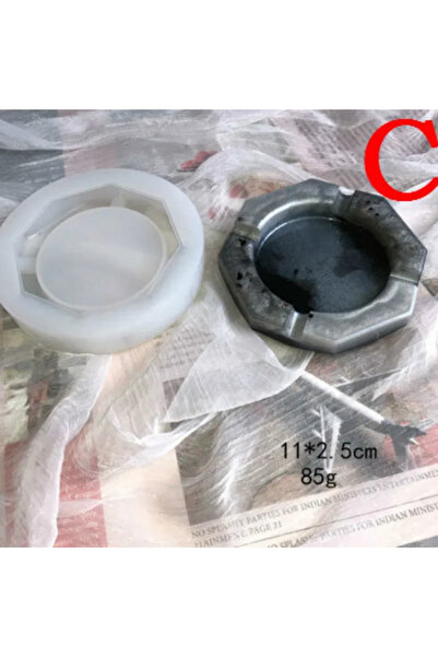 Choice1 قالب سيليكون جديد على شكل منفضة سجائر، قالب راتنج على شكل قلب مربع لأ...