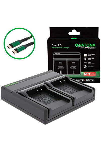 Patona Încărcător de performanță premium Dual PD pentru Panasonic CGA-S007E c...
