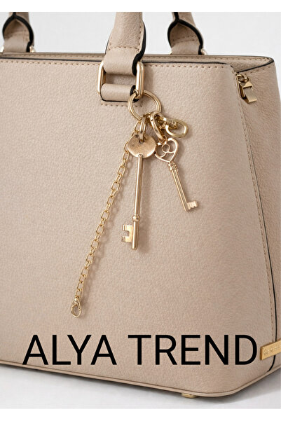 VELİT VOLA حلية حقيبة يد/سلسلة مفاتيح بتصميم مفتاح مفصل من أليا تريند