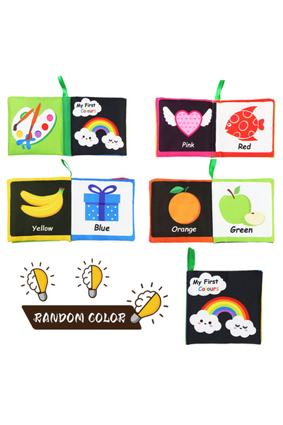 Choice3 كتاب قماشي صغير للأطفال LT4965-1، كتاب قماشي صغير برسومات حشرات وقوس ...