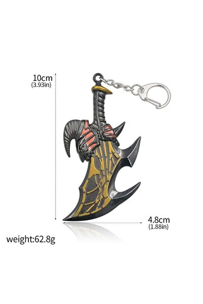 Choice25 K00681-03 Game God Of War Series Kratos Sword Weapon Keychain Pendan...
