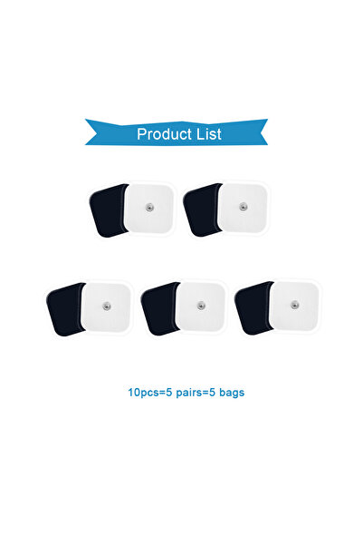 Choice ١٠ قطع من وسادات بديلة لجهاز TENS، ١٠/٢٠/٥٠/١٠٠ قطعة من وسادات الأقطاب...