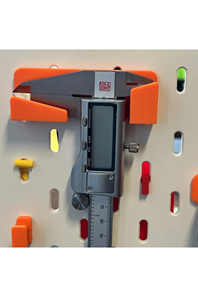 choice2 Orange Tool Organizer Wall Mount-No Assembly Needed with Measurement ...