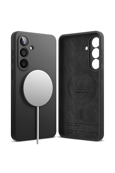 Ringke Силиконов MagSafe за Samsung Galaxy S26 Plus, черен