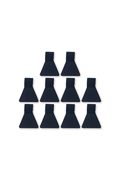 Choice5 10PCS Trangle-B 10 Pack Elastic Pen Loop Holder Self-Adhesive PU Leat...