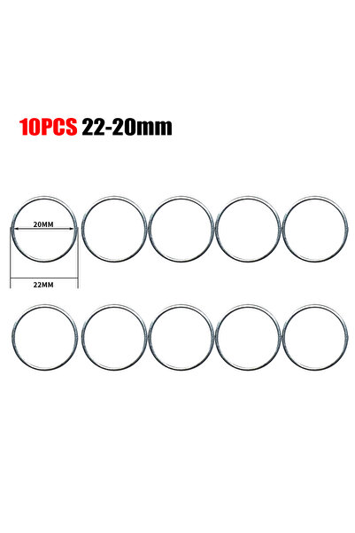 Choice4 مجموعة تحويل حلقات تصغير شفرات المنشار الدائري من 22 إلى 20 مم (10 قط...