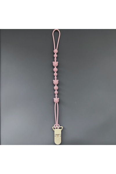 Choice3 Light Purple 1PCS Baby Anti-drop Chain Pacifier Clips Silicone Beads ...