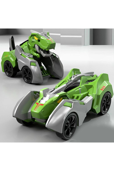 Choice7 سيارة الديناصور الأخضر المتحولة 2 في 1: تحول تلقائي لمتعة الأطفال!