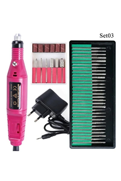 Choice5 جهاز حفر أظافر كهربائي احترافي من دي يو إس، مناسب لطحن الأظافر، مع مج...