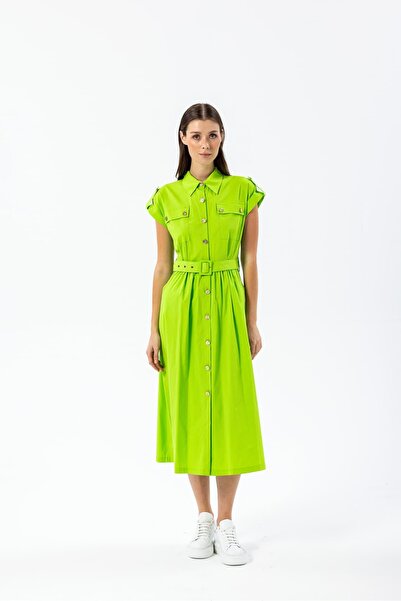 KASHA 24Ye069 Shirt Dress