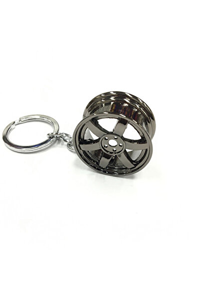 Choice8 سلسلة مفاتيح معدنية سوداء فاخرة قطعة واحدة، حامل مفاتيح إبداعي يمكنك ...