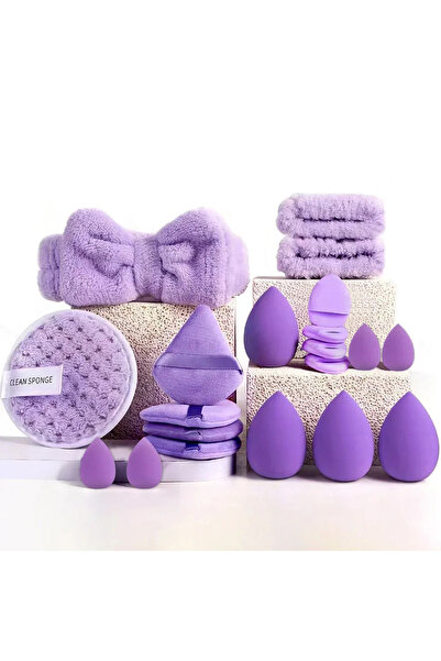 Choice4 20pcs 33pcs beauty set makeup kit large and small beauty sponges for ...