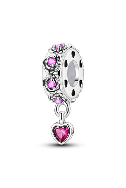 Choice7 KTC1445 Charms Fit Original Beads 925 Sterling Silver Clip Charms Zir...