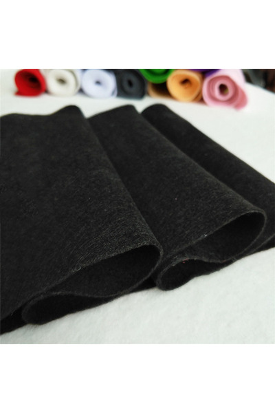 Choice5 قماش لباد ناعم أسود 20 سم × 90 سم، متعدد الألوان 20 سم × 90 سم، قماش ...