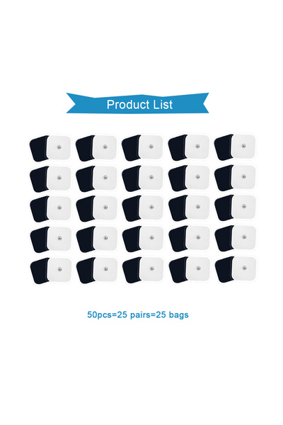 choice2 ٥٠ قطعة من وسادات بديلة لجهاز TENS، ١٠/٢٠/٥٠/١٠٠ قطعة من وسادات الأقط...