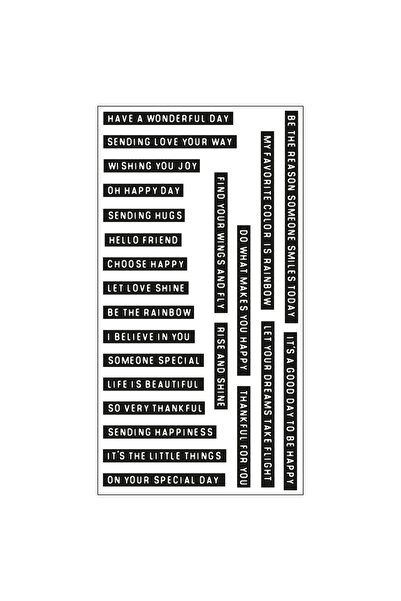 choice2 ختم/طابع شفاف بنقشة ماسية، مقاس 4.7 × 8 بوصة، يحمل عبارة "Good Vibes ...