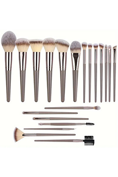 Choice6 132-CP-20PCS مجموعة فرش مكياج ناعمة ورقيقة (3-20 قطعة) أدوات تجميل لك...