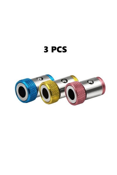Choice9 3pcs Colorful Universal 1 PCS Magnetic Ring Alloy Magnetic Ring Screw...