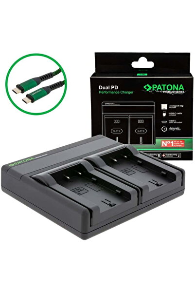 Patona Încărcător de înaltă performanță Premium Dual PD pentru Sony NP-FS11, ...