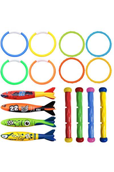 Choice5 مجموعة ألعاب غوص للأطفال من ألوت، 16 قطعة، ألعاب غوص تحت الماء، ألعاب...