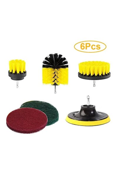 Choice4 مجموعة فرش تنظيف كهربائية من 6 قطع من UNTIOR، تتضمن فرشاة تنظيف السجا...